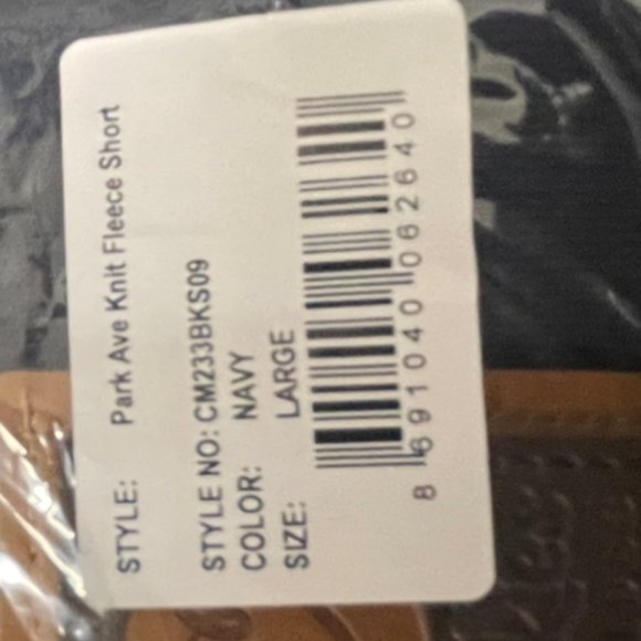 Cookies Park Ave Knit Shorts Navy - Picture 5 of 5